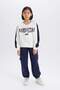 Girl's Parachute Cargo Jogger Cotton Trousers D7608A8 - 3
