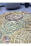 Boho 926 Jut Ethnic Colorful Patterned Knitted Round Natural Double Sided Carpet - 4