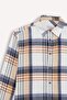 Regular Fit Polo Collar Check Flannel Long Sleeve Shirt D5835Ax24Au - 8
