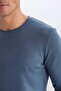 Relax Fit Crew Neck Sweater Sweater D3278Ax24Wn - 5