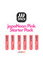 Japaneon Pink 3Pack Neon Pink Unisex Lifestyle & Sports Towel Sole Organic Cotton 3-Piece Sock Set