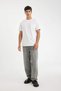 100% Cotton Regular Fit Crew Neck Pocket Detail Basic Plain Short Sleeve T-Shirt D4797Ax24Au - 2