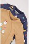 New Year's Themed Long Sleeve 2-Piece Jumpsuit for Baby Boy Newborn D6507A524Wn - 2