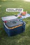 Gray Color Rectangular Borcam Lid Leak-Proof and Durable Plastic Material Food Storage Cover - 6