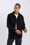 Relax Fit Polar Long Sleeve Black Shirt A4782Ax24Wn - 4