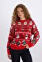 Christmas Themed Crew Neck Knitwear Sweater D1111Ax24Cw - 3