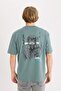100% Cotton Batman Boxy Fit Crew Neck Back Printed Short Sleeve T-Shirt D9845Ax25Sp - 5