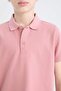 100% Cotton Polo Collar Basic Plain Short Sleeve T-Shirt for Boys D7797A825Sm - 7