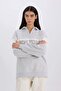 Relax Fit Polo Neck Printed Thick Sweatshirt E3229Ax24Wn - 4