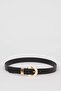 Women's Faux Leather Jean Belt I D8292Axns - 3