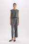 Basic Buttoned Blazer Vest E0571Ax24Au - 2