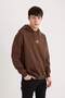 Vikings Valhalla Boxy Fit Hooded Back Print Sweatshirt E3212Ax24Wn - 4