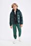Boy's Water Repellent Hooded Puffer Jacket with Zipper Pocket C5565A824Wn - 6