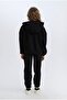 Girl's 2-Piece Set Hooded Printed Sweatshirt Elastic Waist Jogger Bottom D2219A824Wn - 6