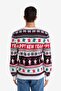 Standard Fit New Year's Themed Crew Neck Sweater D5489Ax24Wn - 6