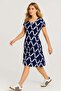 2 Pieces Drapey Comfortable Fit Daily Jersey Fabric Dress - 8