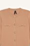 Regular Fit Crew Neck Basic Plain Buttoned Knitwear Cardigan C1500Ax24Wn - 8