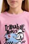 Disney Mickey Mouse &Friends Relax Fit Crew Neck Sweatshirt Girls' D3114A824Wn - 5