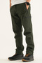 Men's Khaki Winter Fleece Water Repellent Windproof Outdoor Softshell Trousers - 5