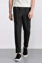 Basic Plain Elastic Waist Lace up Pocket Jogger Straight Leg Pants D8640Ax24Au - 6