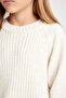 Girl's Ecru Standard Fit Crew Neck Knitted Patterned Knitwear Sweater 3162332 - 5
