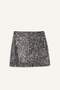 New Year's Themed a Form High Waist Sequined Fabric Mini Skirt E1711Ax24Wn - 7