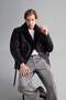 Warm Slim Fit Faux Fur Lined Zipper Pocket Suede Leather Winter Jacket Coat C5636Ax24Wn - 3