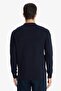 Navy Blue Standard Fit Polo Collar Buttoned Knitwear Sweater D1959Ax24Au - 6