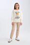 Girl's Jogger Sweatpants with Elastic Waist and Cuffs D0734A824Au - 2