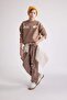 Boy's Lace-Up Waist and Elastic Leg Pocket Jogger Gabardine Trousers C7577A824Wn - 2