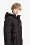Water Repellent Hooded Zippered Snap Closure Pocketed Parka Boys C8782A824Wn - 5