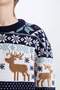 Boy's Crew Neck Christmas Themed Knitwear Sweater C9619A824Cw - 4