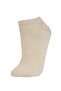 Women's Glittery 7-Pack Cotton-Pack Booties Socks C6415Axns - 2