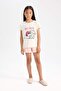 100% Cotton Snoopy Pajama Set for Girls D9831A824Wn