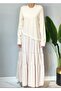 Parachute Detailed Dress 2010 Beige - 4