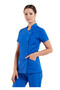 Luxe Flex Cobalt Blue Lycra Thin Stretch Fabric Doctor Uniform and Nurse Uniform Set