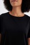 Oversize Wide Fit Crew Neck Sportsman Modal Short Sleeve T-Shirt B5536Ax24Au - 6