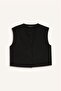 Basic Buttoned Blazer Vest E0571Ax24Au - 3