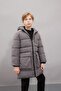 Waterproof Hooded Zippered Pocket Li Fleece Lined Parka Boy C8801A824Cw