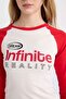Fitted Slim Fit Crew Neck Printed Long Sleeve T-Shirt D6698Ax24Wn - 5