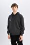 سويت شيرت مطبوع بغطاء للرأس من Keith Haring Boxy Fit 3151920 - 4