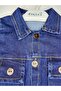 جمبسوت جينز مزدوج بتفاصيل جيوب بأزرار أمامية بأزرار سفلية موسمي - 7