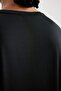 Breathable Defactofit Black Standard Fit Regular Cut Crew Neck Sportsman Short Sleeve T-Shirt C91 - 5