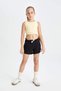 Crew Neck Athlete Girls' T-Shirt C9604A824Hs - 2