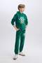 Boy's Printed Jogger Sweatpants with Elastic Waist and Pockets 3142277 - 2