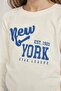 Girl's Cropped Fit Crew Neck Printed Ribbed Long Sleeve T-Shirt D2987A824Au - 5