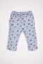 Baby Boy 2-Piece Set Dinosaur Printed Short Sleeve Waffle T-Shirt Elastic Waist Bottom D5224A524Au - 2