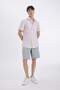 Slim Fit Slim Fit Polo Neck Linen Look Short Sleeve Shirt N9073Az24Sm - 2