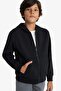 Hooded School Zipper Sweatshirt Boys T7468A624Au