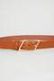 Women's Faux Leather Daily Belt D3488Axns - 3